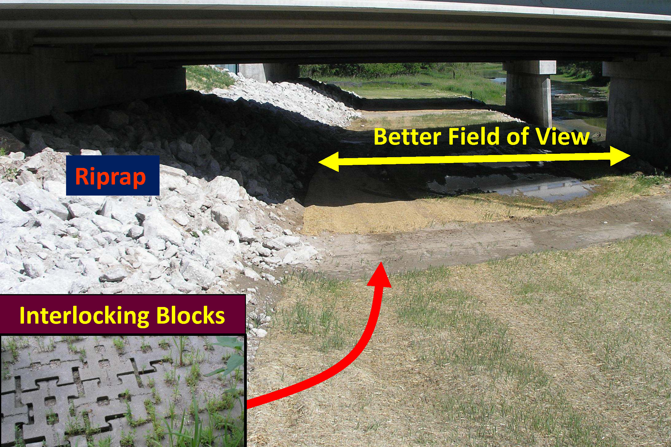 Sarpy Ditch Wildlife Undercrossing Sarpy Ditch Wildlife Undercrossing