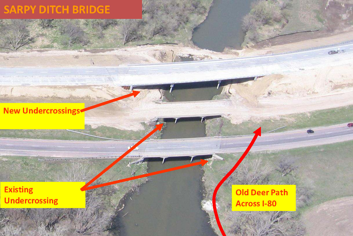 Sarpy Ditch Bridge Sarpy Ditch Bridge on I-80