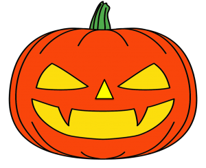 Carved Halloween Pumpkin